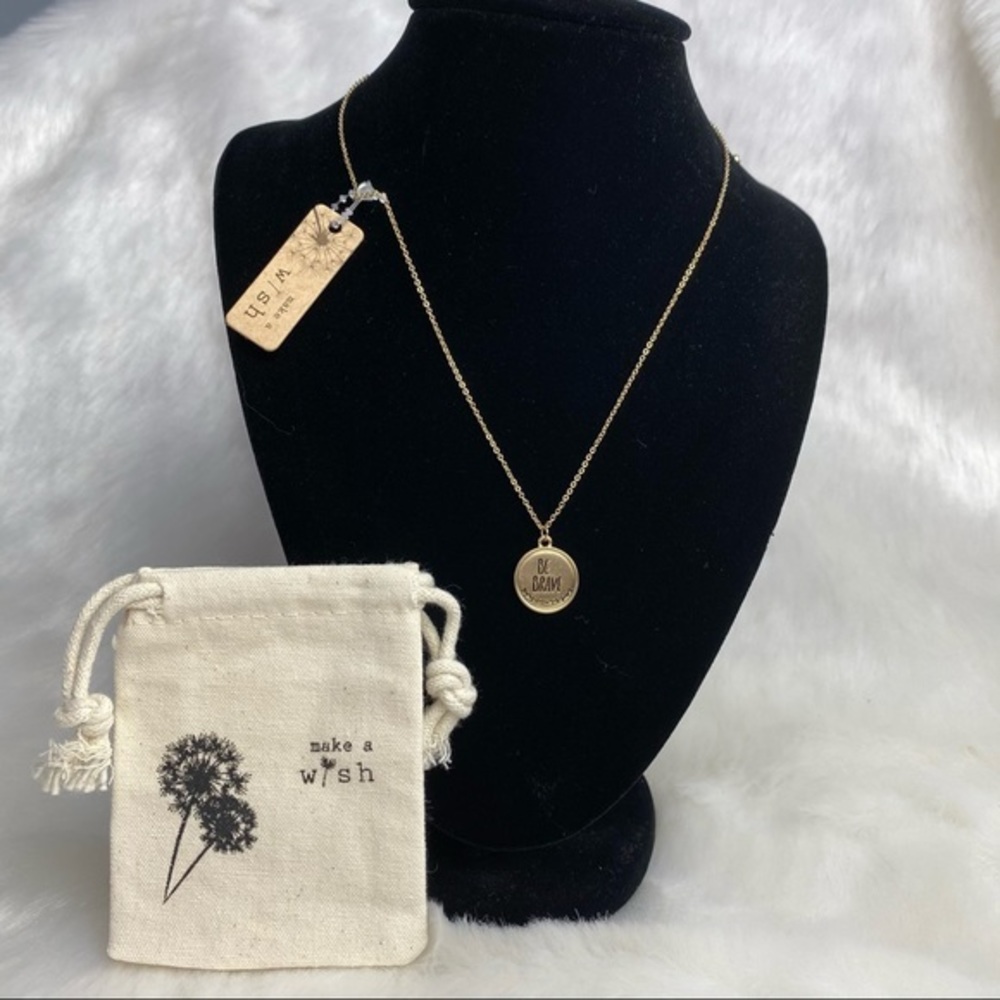 Make a Wish BE BRAVE Necklace‎